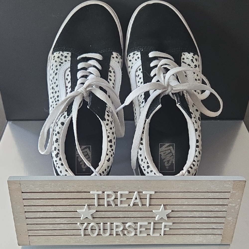 Vans Old Skool Dalmation Black and White Sneakers